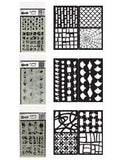 Dyan Reaveley's Dyalog Stencils Set 2 - Border It Too, Doodle It Too & Stencil It Too - 3 Items