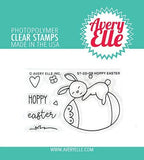 Avery Elle - Hoppy Easter - Clear Stamps, Steel Dies and Storage Pocket