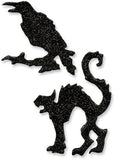 Sizzix Movers & Shapers Magnetic 2-Die Set By Tim Holtz: Mini Cat & Raven
