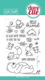 Avery Elle - Beary Good Friends - Clear Stamps, Steel Dies and Storage Pocket