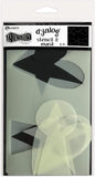 Dyan Reaveley's Dylusions Dyalog Stencils - Border It Again, Mask It & Stencil It Again - 3 Items