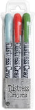 Tim Holtz Distress Crayons Set 11 and Set 12 - Includes Six New Distress Colors from 2020-2021