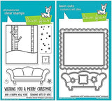 Lawn Fawn Window Scene Winter Clear Stamps and Dies - 2 Items