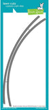 Lawn Fawn Slimline Border Dies Trio - Forest Border, Simple Stitched Hillside & Stitched Hillside Borders - 3 Items