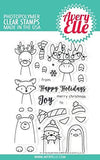 Avery Elle - Polar Peek-A-Boo Pals - Clear Stamps and Dies Set