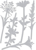 Tim Holtz Sizzix Flower Stems Thinlit Bundle - Wildflower Stems #1 and Wildflower Stems #2