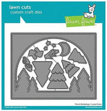 Lawn Fawn Forest Backdrop Die and Mountain Stencil - 2 Item Bundle