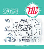 Avery Elle - Make A Splash - Fox in Float Stamp & Die Set with Pocket