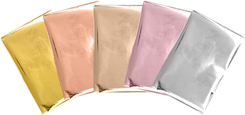 We R Memory Keepers Heat Activated Foil, Shining Starling, Set of 30 Sheets in 5 Colours, 4x6", Use with Quill Pen to Create Shiny Embellishments and Designs