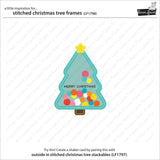 Lawn Fawn Tree Shaped Die Sets - Outside in Stitched Christmas Tree Stackables and Stitched Christmas Tree Frames - 2 Item Set