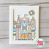 Avery Elle - After All - Castle Themed Stamp and Die Set with Storage Pocket