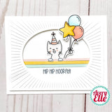 Avery Elle Birthday Paw-ty - Critters Party and Celebration Stamp & Die Set with Pocket