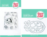 Avery Elle - Aw, Nuts - Squirrel and Acorn Fall-Themed Stamps, Dies & Storage Pocket