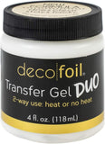 Thermoweb Deco Foil 2020 Transfer Gel - Clear Transfer Gel Duo and White Transfer Gel Blanco - 2 Jars (1)