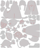 Tim Holtz Under The Sea #1 and Under The Sea #2 - Two Colorize Thinlit Die Sets