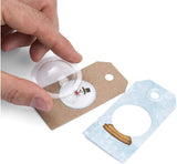 Tim Holtz - Tiny Travel Globe Thinlits and Plastic Dimensional Domes - 2 Items