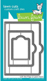 Lawn Fawn - Lift The Flap Circles and Lift The Flap Rectangles - 2 Unique Stitched Doors Lawn Cut Die Sets