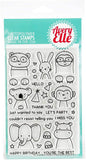 Avery Elle - Peek-A-Boo Pals - Clear Stamps and Dies Set