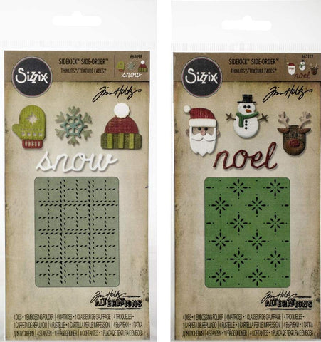 Tim Holtz Alterations - Sidekick Side Orders - Winter and Christmas Sets