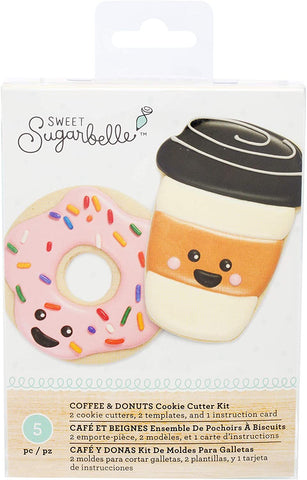 Sweet Sugarbelle Coffee & Donuts Cookie Cutter, Multicolor