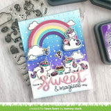 Lawn Fawn Unicorn Picnic Clear Stamps and Dies - 2 Items