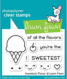 Lawn Fawn - Sweetest Flavor - Stamps and Die Sets - 3 Items