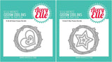 Avery Elle - Heart Frame and Star Frame Elle-ments Die Sets - 2 Item Bundle
