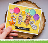 Lawn Fawn Really High Five 4”x6” Clear Stamp Set and Coordinating Custom Craft Die Set (LF2215, LF2216), Bundle of 2 Items