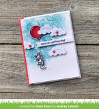 Lawn Fawn Really High Five 4”x6” Clear Stamp Set and Coordinating Custom Craft Die Set (LF2215, LF2216), Bundle of 2 Items