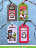 Lawn Fawn Say What? Christmas Critters Clear Stamp Set and Coordinating Lawn Cuts Custom Craft Dies Two Item Bundle (LF1778, LF1779)