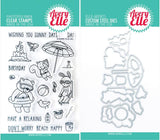 Beachy - Critters at The Beach Stamp and Die Set with Storage Pocket
