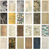 Tim Holtz Backdrops 2021 Set - Backdrops Volume #1 and Volume #2 - 6x10 Decorative Papers