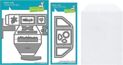 Lawn Fawn Platform Pop-Up Interactive Die and Add-on Die (LF2792 LF2793)