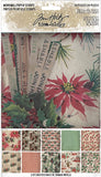 Tim Holtz 2021 Seasonal LE Papers - Backdrops, Worn Wallpaper Scraps, Ephemera & Paper Dolls - 4 items
