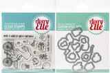 Avery Elle - Wheelie Great - Cycling Bunny Birthday Themed Stamps, Dies & Storage Pocket