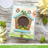 Lawn Fawn Magic Iris Add-On Dies - Birdhouse and Thought Bubble - 2 Item Bundle