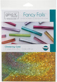 Gina K Designs Holographic Fancy Foil 6 x 8 inch Sheets - Twinkling Pink, Glimmering Gold and Brillant Blue with Storage Pocket