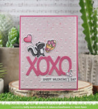 Lawn Fawn 3"x4" Scent with Love Add-on Stamp Set and Coordinating Dies (LF2728, LF2729), Bundle of 2 Items