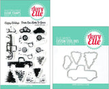 Avery Elle - Layered Holiday Truck Stamp & Die Set
