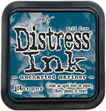 Tim Holtz Uncharted Mariner Bundle - Distress Ink and Distress Oxide - Pads, Reinkers & Tools - 5 Items
