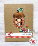 Avery Elle - Aw, Nuts - Squirrel and Acorn Fall-Themed Stamps, Dies & Storage Pocket