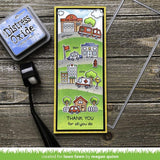 Lawn Fawn Village Heroes 4x6 Clear Stamps and Coordinating Dies, Bundle of 2 Items (LF2327, LF2328)