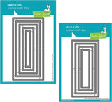 Lawn Fawn Large and Small Mini Slimline Stackable Dies, Bundle of 2 Versatile Sets