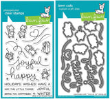 Lawn Fawn Mice on Ice Clear Stamps and Coordinating Dies - Bundle of 2 Items (LF2031, LF2032)