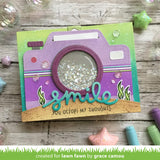Lawn Fawn Magic Iris Camera Add-on Interactive Die and Pull Tab Add-on Die, Two Item Bundle (LF2344, LF2345)