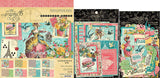 Graphic 45 Ephemera Queen - 8x8 Paper Pad, Cardstock Die-cuts, Ephemera with Storage Pocket