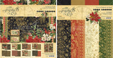 Graphic 45 Warm Wishes Collection Pack and Patterns & Solids Pack - 12x12 Decorative Papers - 2 Items