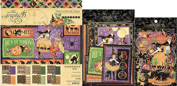 Midnight Masquerade 8x8 Scrapbooking Paper Pad Graphic 45 4501548 for sale  online