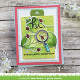 Lawn Fawn Hey Lady 3”x4” Clear Stamp Set and Coordinating Custom Craft Die Set (LF2222, LF2223), Bundle of 2 Items