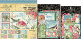 Graphic 45 Bird Watcher - 8x8 Paper Pad, Cardstock Die-cuts, Ephemera with Storage Pocket